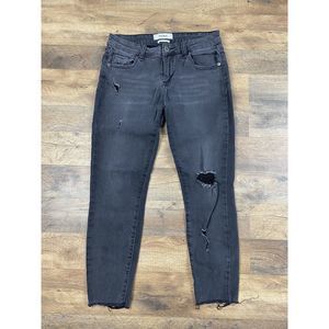 Pistola Black Distressed‎ Skinny Jeans Size 27